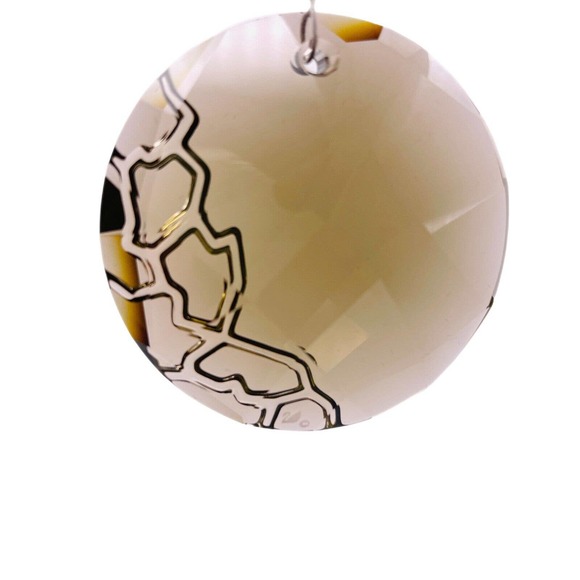Swarovski 2010 SCS Amber Crystal Earth Ornament Suncatcher #A9100NR000156 w/ Box - Picture 4 of 11